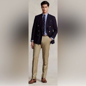 Lauren Ralph Lauren 100% Wool Khaki Pants Size 33x30